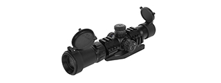 AIM SPORTS AIRSOFT 1.5-4 X 30 DUAL ILLUMINATED SCOPE W/ EXTERNAL RAILS