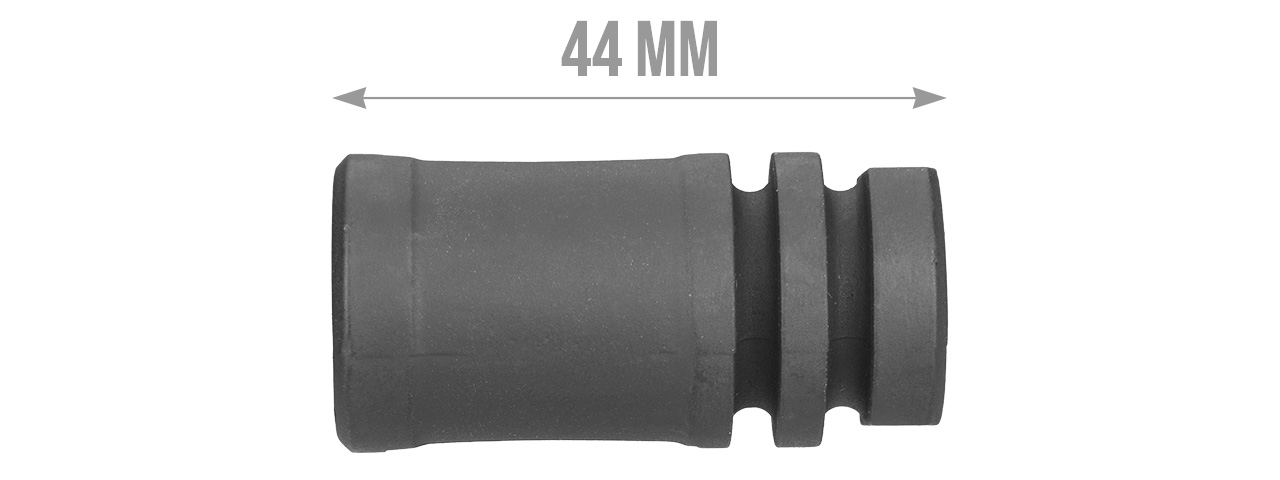 ARES-FH-009 14MM CLOCKWISE BIRDCAGE FLASH HIDER (BLACK) - Click Image to Close