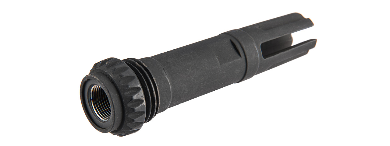 ARES-FH-012 MK.16 HEAVY STYLE CLOCKWISE AIRSOFT FLASH HIDER - Click Image to Close