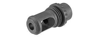 ARES-FH-015 14MM CLOCKWISE MS-338 COMPENSATOR FLASH HIDER (BLACK)