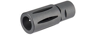 ARES-FH-018 14MM CLOCKWISE 65MM BIRDCAGE FLASH HIDER (BLACK)