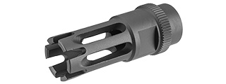 ARES-FH-025 14MM CLOCKWISE M16 FLASH HIDER TYPE F (BLACK