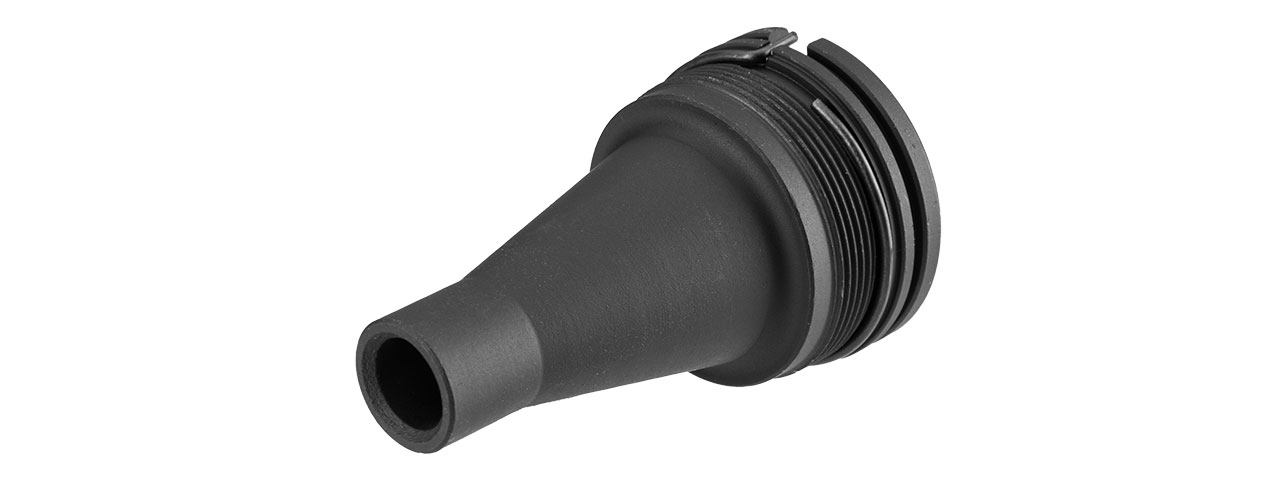 ARES-FH-KM12 KM12 TACTICAL CNC MACHINED FLASH HIDER (BLACK) - Click Image to Close