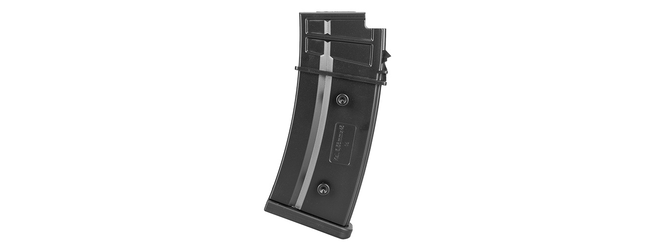 ARES-MAG-B005 5-PK 30 RD LIGHTWEIGHT LOW CAPACITY AIRSOFT G36 MAGAZINES (BLACK)