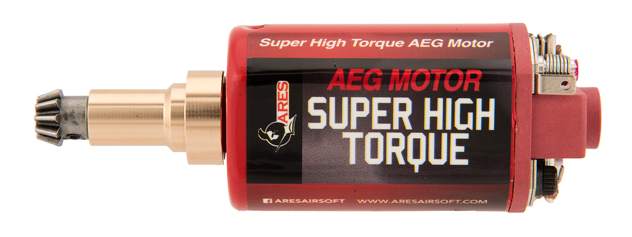ARES-MOTOR-003 SUPER HIGH TORQUE LONG TYPE MOTOR (RED)