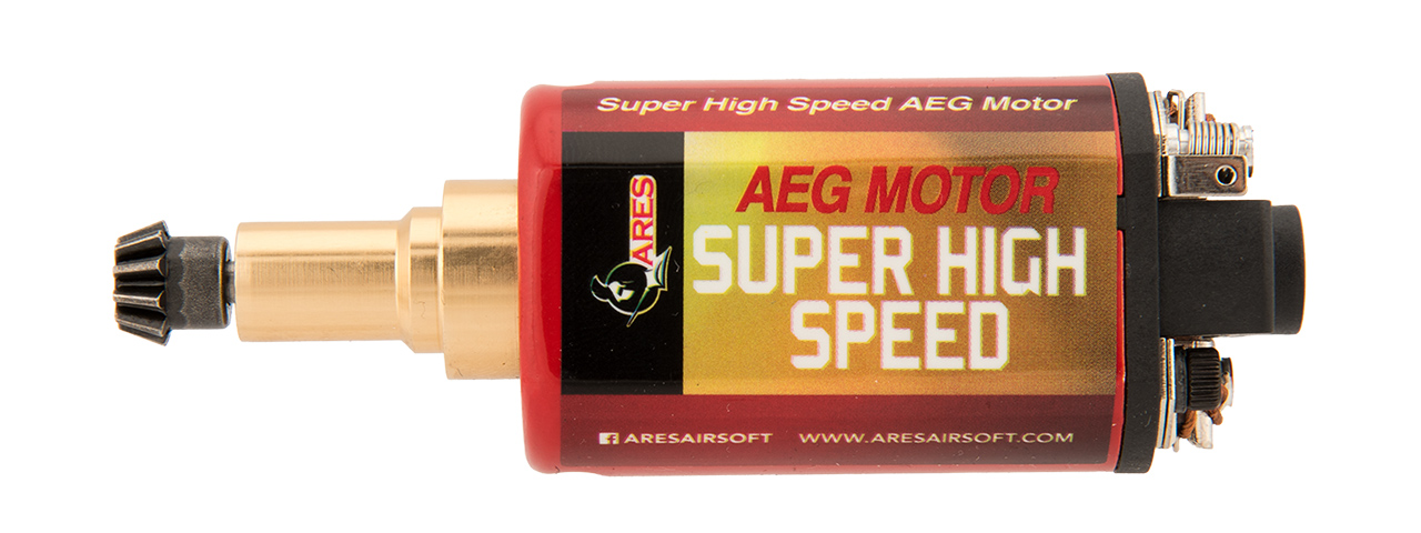 ARES-MOTOR-005 ARES SUPER HIGH SPEED LONG TYPE MOTOR (RED)
