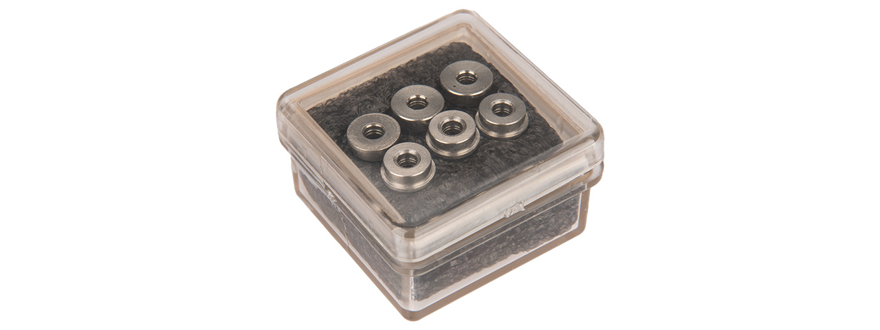 ARES-SB-002 7MM STAINLESS STEEL AIRSOFT GEARBOX BUSHINGS FOR AEGS - Click Image to Close
