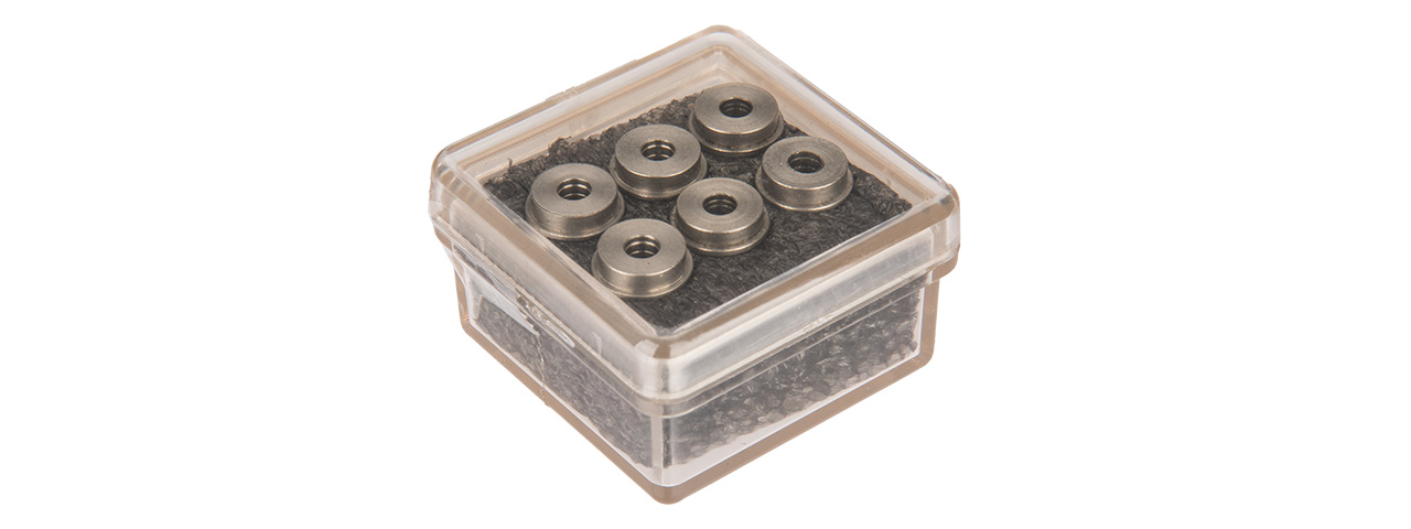ARES-SB-003 8MM STAINLESS STEEL AIRSOFT GEARBOX BUSHINGS FOR AEGS - Click Image to Close