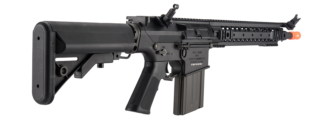 ARES SR25 RIS Sniper Airsoft AEG Rifle - (Black) - Click Image to Close