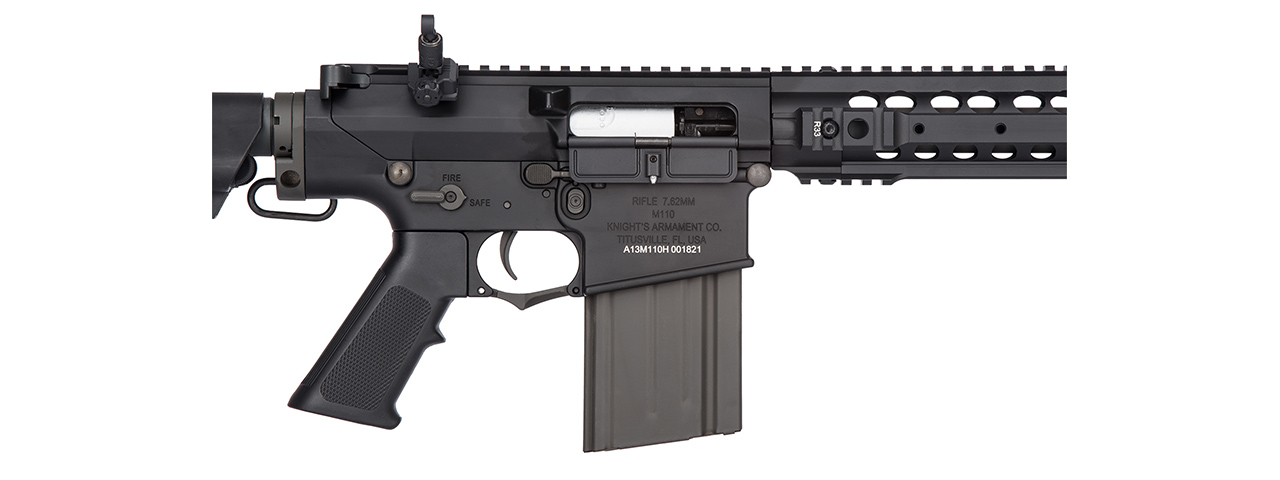 ARES SR25 RIS Sniper Airsoft AEG Rifle - (Black) - Click Image to Close