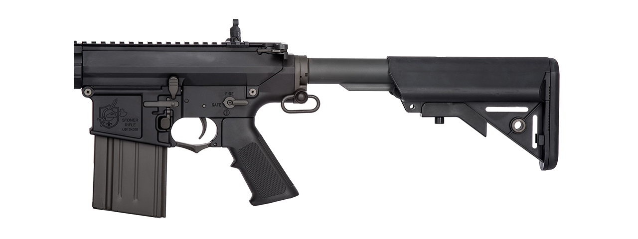 ARES SR25 RIS Sniper Airsoft AEG Rifle - (Black) - Click Image to Close