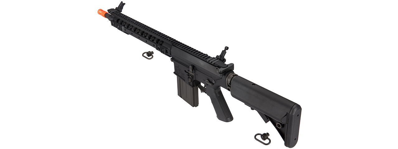 ARES SR25 RIS Sniper Airsoft AEG Rifle - (Black) - Click Image to Close