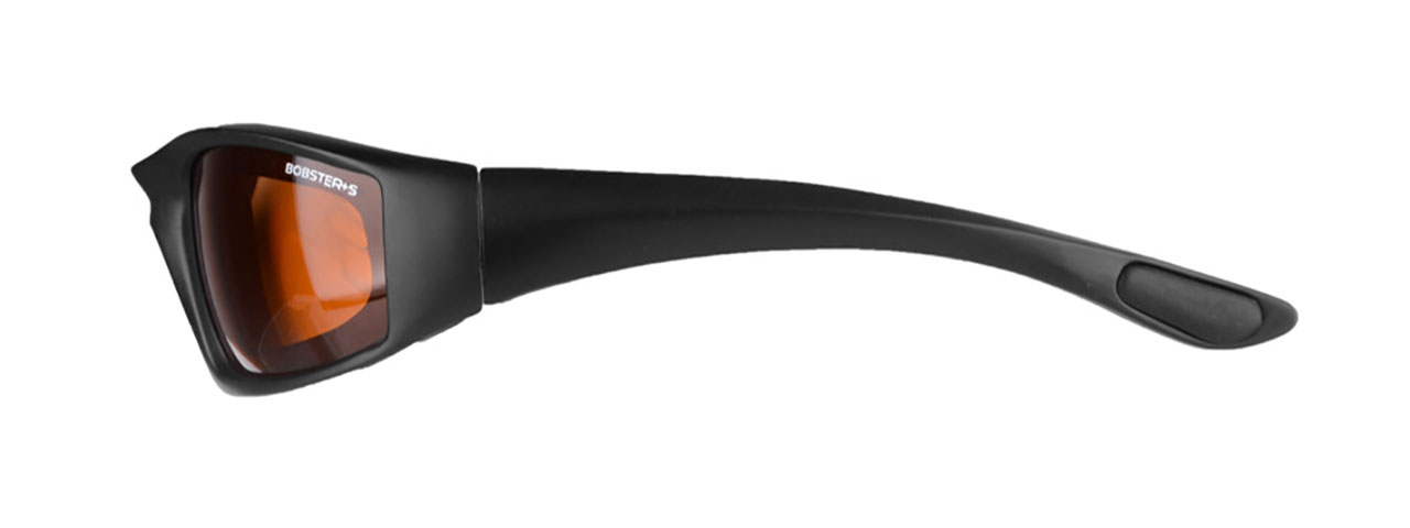 BOBSTER FOAMERZ 2 FULL SEAL SUNGLASSES ANSI Z87 RATED - AMBER LENS - Click Image to Close