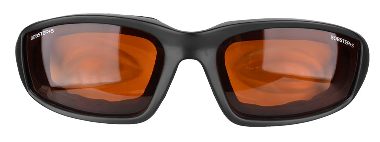 BOBSTER FOAMERZ 2 FULL SEAL SUNGLASSES ANSI Z87 RATED - AMBER LENS - Click Image to Close