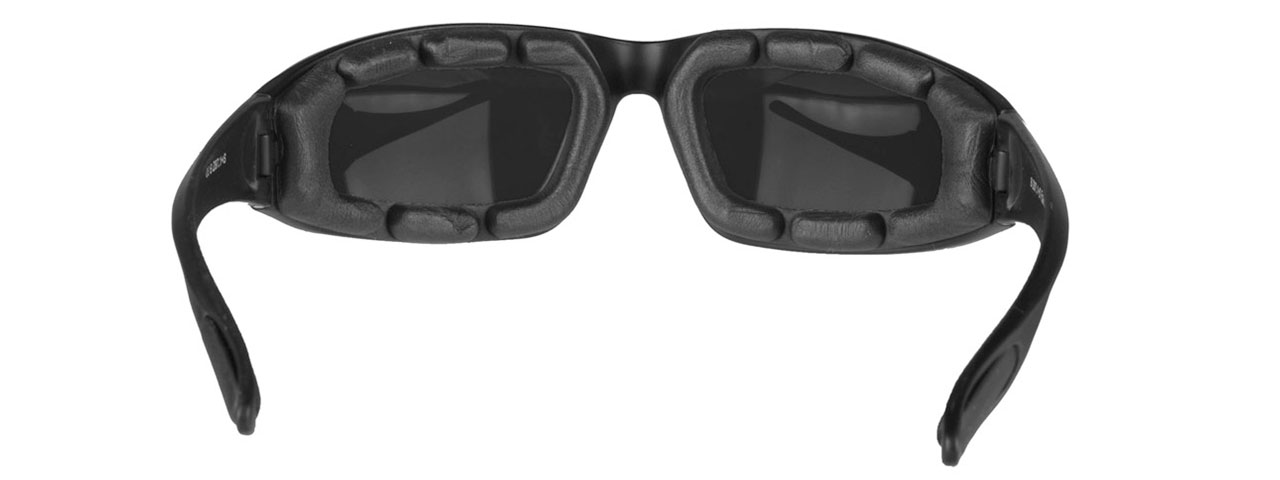 BOBSTER FOAMERZ 2 FULL SEAL ANSI Z87 RATED EYE PROTECTION - SMOKE LENS - Click Image to Close