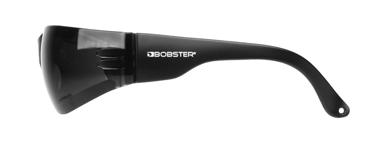 BOBSTER SHIELD III SHOOTING GLASSES ANSI Z87 RATED - SMOKE GRAY LENS