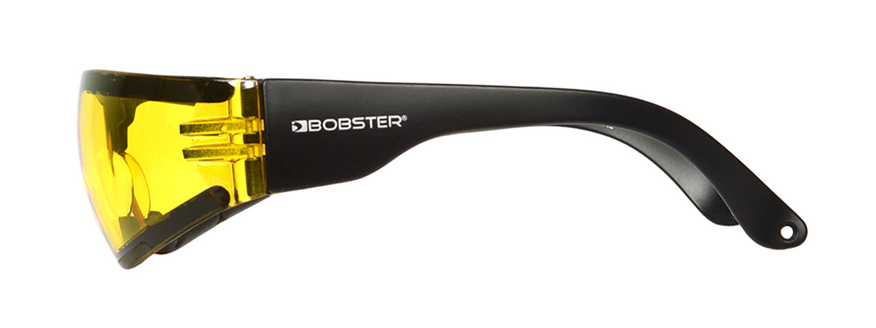 BOBSTER SHIELD III SHOOTING GLASSES ANSI Z87 RATED - YELLOW LENS