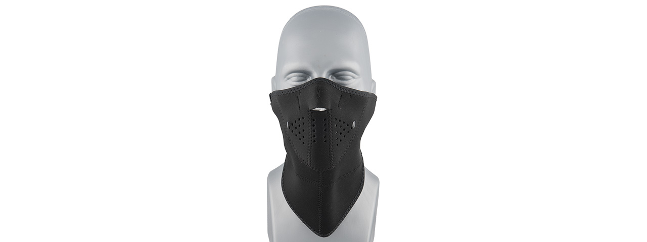 BAL-WNX114H3 3 PANEL NEO-X HALF MASK W/ NECK GUARD (BLACK)