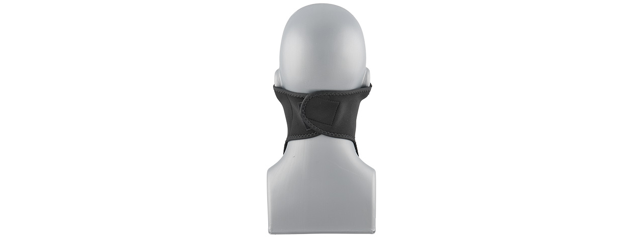 BAL-WNX114H3 3 PANEL NEO-X HALF MASK W/ NECK GUARD (BLACK)