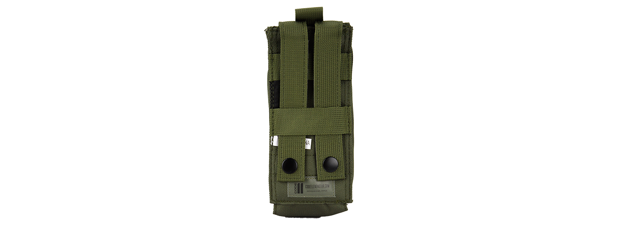 C203G CODE11 TACTICAL 12 GAUGE/ M4 CORDURA MAGAZINE POUCH (OD GREEN)