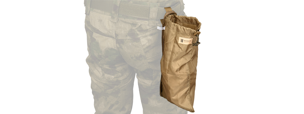 C204K CODE11 COMPACT MOLLE LOW PROFILE DUMP POUCH (COYOTE) - Click Image to Close