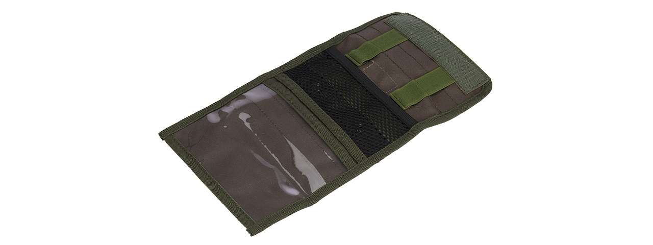 C205G CODE11 TACTICAL FORWARD OPENING ADMIN POUCH (OD GREEN)