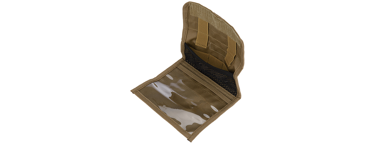 C205K CODE11 TACTICAL FORWARD OPENING ADMIN POUCH (COYOTE)