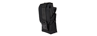 C206B CODE11 M4/5.56 CORDURA DOUBLE MAGAZINE POUCH (BLACK)