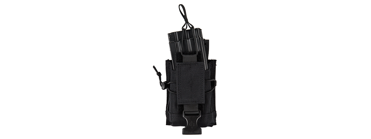 C206B CODE11 M4/5.56 CORDURA DOUBLE MAGAZINE POUCH (BLACK)