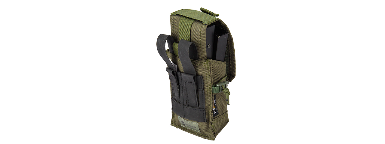 C206G CODE11 M4/5.56 CORDURA DOUBLE MAGAZINE POUCH (OLIVE DRAB)