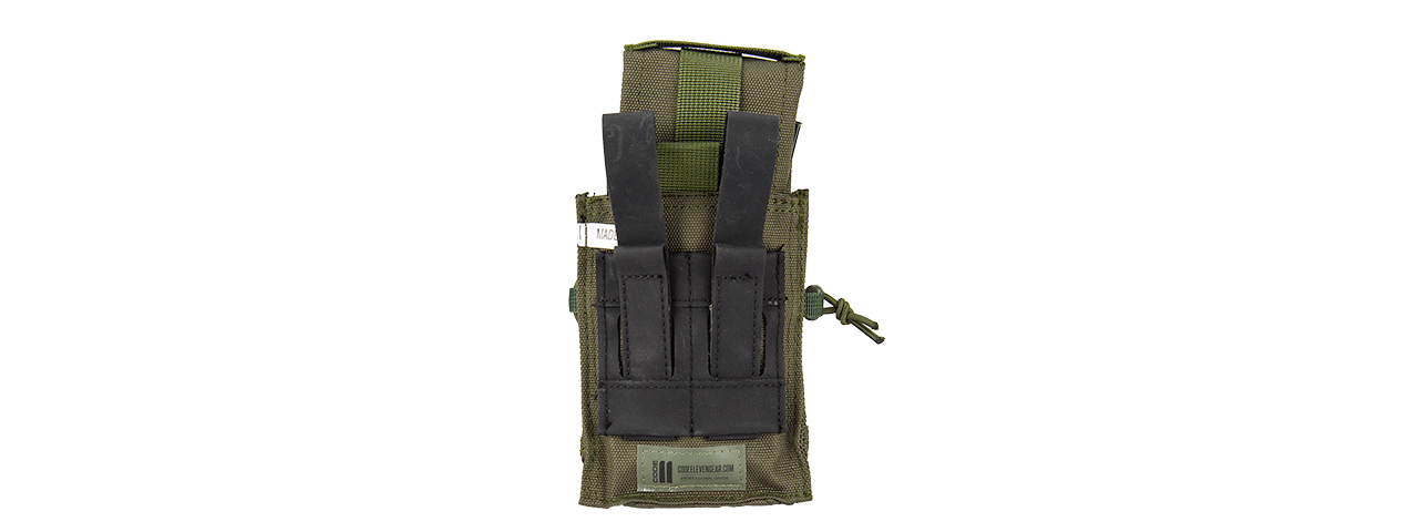 C206G CODE11 M4/5.56 CORDURA DOUBLE MAGAZINE POUCH (OLIVE DRAB)