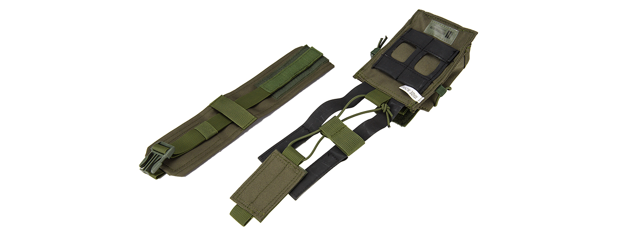 C206G CODE11 M4/5.56 CORDURA DOUBLE MAGAZINE POUCH (OLIVE DRAB) - Click Image to Close