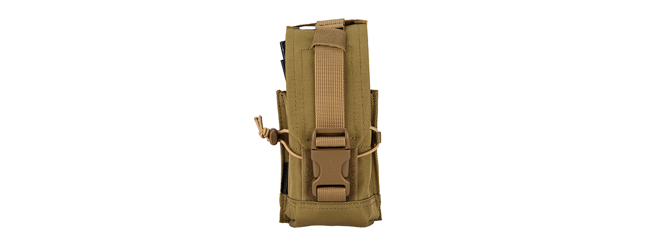 C206K CODE11 M4/5.56 CORDURA DOUBLE MAGAZINE POUCH (COYOTE) - Click Image to Close