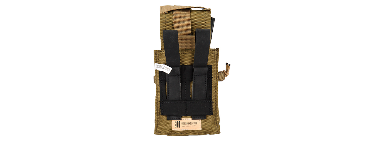 C206K CODE11 M4/5.56 CORDURA DOUBLE MAGAZINE POUCH (COYOTE)