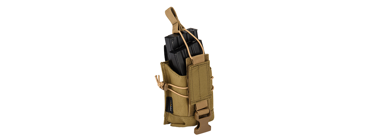 C206K CODE11 M4/5.56 CORDURA DOUBLE MAGAZINE POUCH (COYOTE)