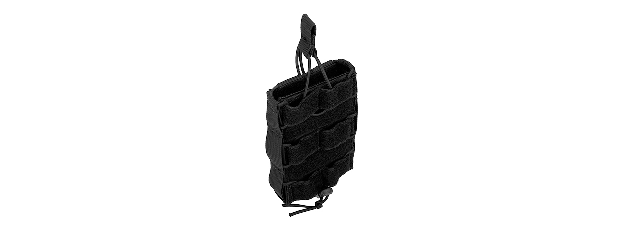 C207B CODE11 TACTICAL PARACORD UNIVERSAL POUCH (BLACK) - Click Image to Close