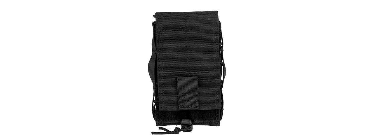 C207B CODE11 TACTICAL PARACORD UNIVERSAL POUCH (BLACK) - Click Image to Close