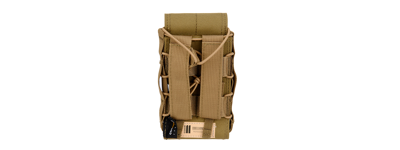 C207K CODE11 TACTICAL PARACORD UNIVERSAL POUCH (COYOTE) - Click Image to Close