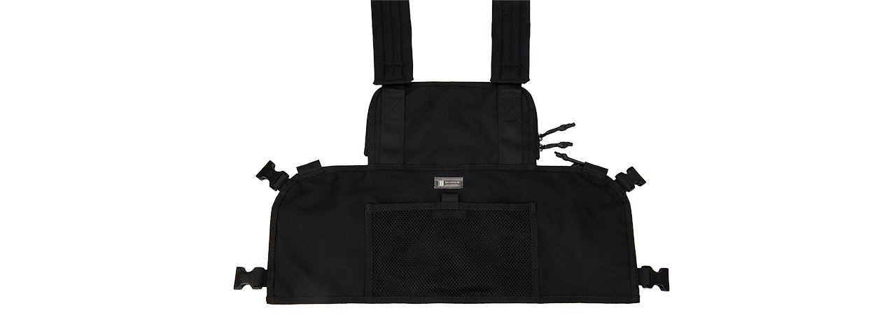 C209B CODE11 MOLLE PARACORD NAVIGATOR CHEST RIG (BLACK)