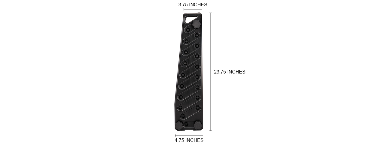 CA-1220 PORTABLE ADJUSTABLE GUN RACK (10 INCH)