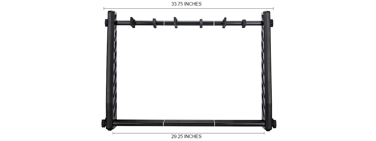 CA-1223 ADJUSTABLE PORTABLE GUN RACK (30 INCH) - Click Image to Close