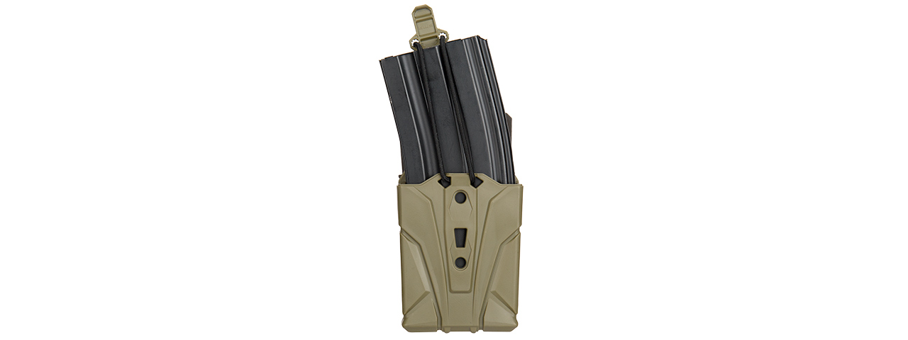 CA-1225GM HIGH SPEED M4/M16 MAGAZINE MOLLE POUCH (OLIVE DRAB GREEN) - Click Image to Close