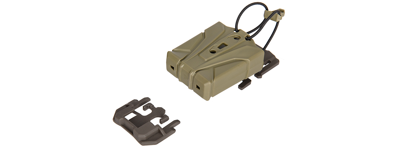 CA-1225GM HIGH SPEED M4/M16 MAGAZINE MOLLE POUCH (OLIVE DRAB GREEN) - Click Image to Close