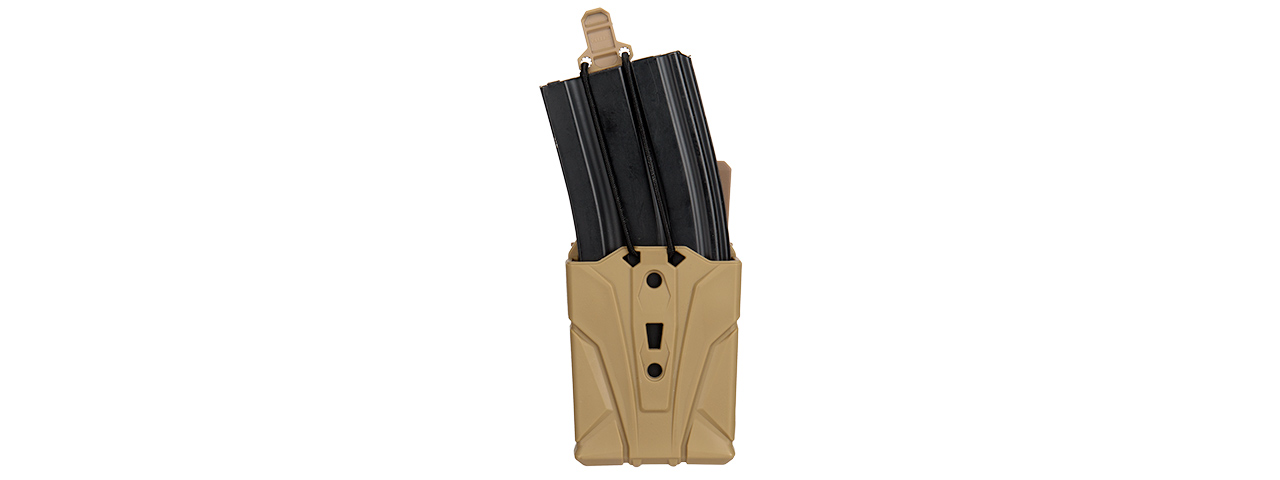 CA-1225TM HIGH SPEED M4/M16 MAGAZINE MOLLE POUCH (TAN)