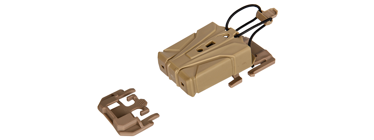 CA-1225TM HIGH SPEED M4/M16 MAGAZINE MOLLE POUCH (TAN)