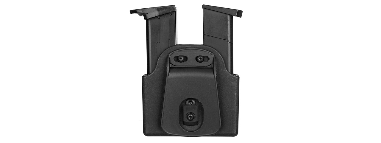 CA-1239B DUAL POLYMER PISTOL MAGAZINE CARRIER (BLACK)