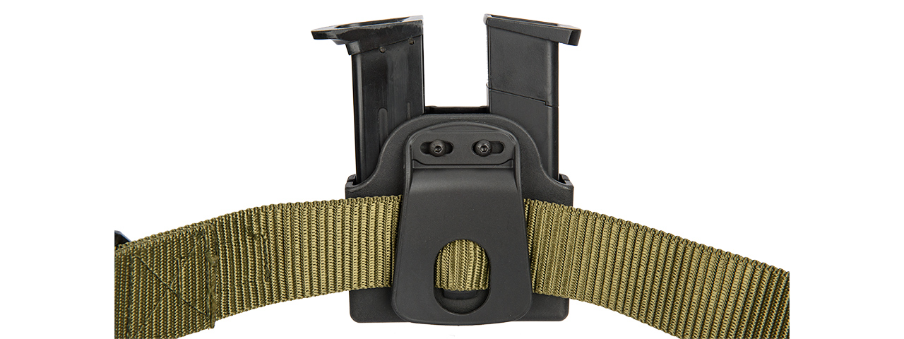 CA-1239B DUAL POLYMER PISTOL MAGAZINE CARRIER (BLACK) - Click Image to Close