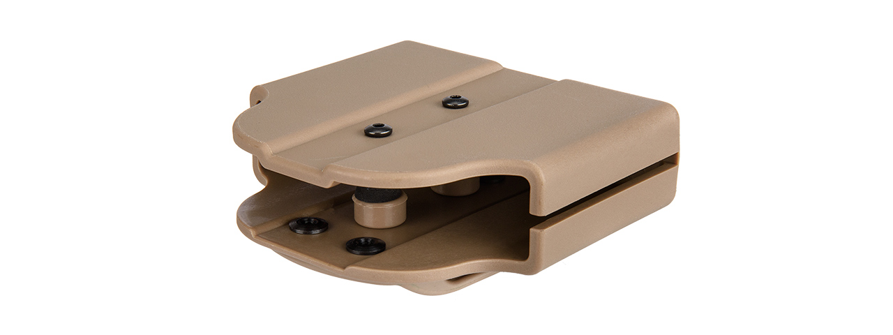 CA-1239T DUAL POLYMER PISTOL MAGAZINE CARRIER (TAN)