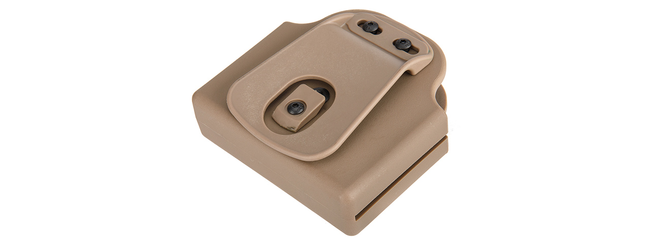 CA-1239T DUAL POLYMER PISTOL MAGAZINE CARRIER (TAN) - Click Image to Close