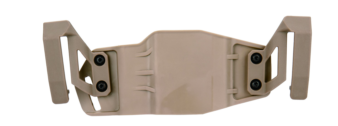 CA-1242T ABS POLYMER TACTICAL PISTOL WRAP BELT HOLSTER (TAN)